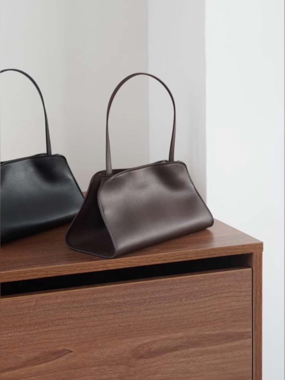 Brown Leather Shoulder Bag